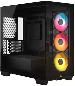 Corsair 2800X RS ARGB Micro-ATX PC-Geh&auml;use, Panorama, schwarz (CC-9011347-WW)