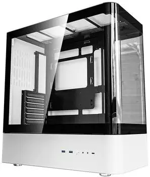 darkFlash HM1 ATX Midi Tower Gehäuse Tempered Glass weiß (HM1 ATX)
