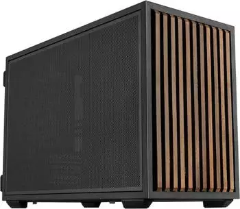 Lian Li DAN Cases B4-mATX PC-Gehäuse Holz schwarz (G99.B4X-WD.00)