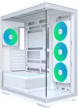 Montech TG3 Mid-Tower-Gehäuse, weiß, Tempered Glass (TG3 (W))