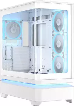 ASUS PRIME AP304 TG ARGB ATX Gaming-Gehäuse, weiß (90DC0113-B19000)