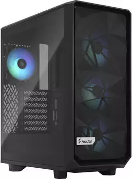 Fractal Design Meshify 2 Compact RGB TG Light Tint schwarz