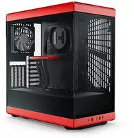 Hyte Y40 Midi Tower, Tempered Glass - schwarz /rot (CS-HYTE-Y40-BR)