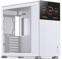 Jonsbo D41 Screen ATX Geh&auml;use, Tempered Glass - wei&szlig;