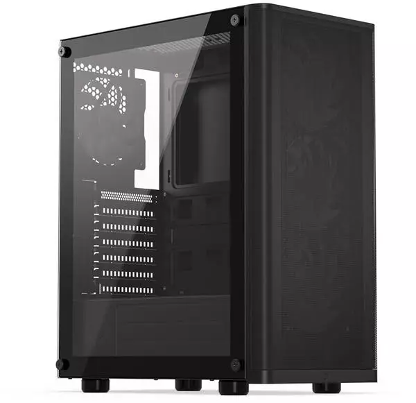 ENDORFY Ventum 200 ARGB, ATX-behuizing, inclusief 4x120 mm ARGB-ventilatoren, mesh-ontwerp | EY2A014