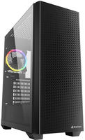 SHARKOON VS9 RGB Black, Glasfenster