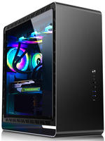 Jonsbo UMX6S Midi-Tower PC-Geh&auml;use &ndash; Schwarz | E-ATX PC Case aus Aluminium & Stahl