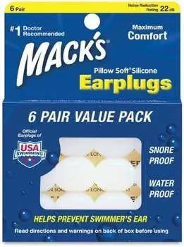 Mack&acute;s Pillow Soft Earplugs