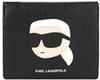 Karl Lagerfeld Kleinbörse Damen K/Ikonik 2.0 Leather Bifld Wlt black...