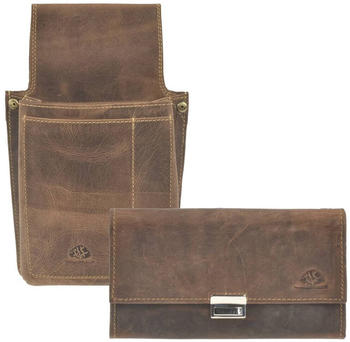 Greenburry Waiters Purse & Holster (1785-S1) antique brown Greenburry Waiters Purse & Holster (1785-S1) antique brown