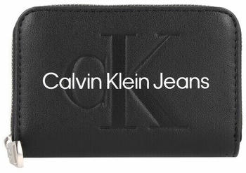 Calvin Klein Jeans Sculpted Wallet (K60K607229) black/metallic logo