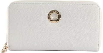 Mandarina Duck Mellow Leather Zip Around Wallet L (P10FZP61) optical white