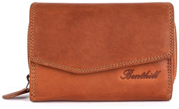 Benthill Ladies Vintage Leather Wallet RFID 14 cm brown