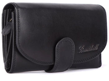 Benthill Ladies Vintage Leather Wallet RFID 16 cm black