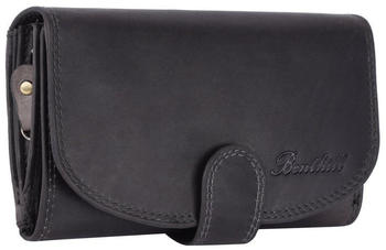 Benthill Ladies Vintage Leather Wallet RFID 16 cm grey