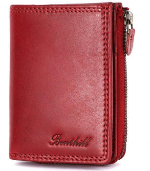 Benthill Slim Wallet RFID Leather 12 x 8,5 x 2 cm red