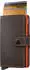 Secrid Miniwallet matte truffle/orange