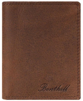 Benthill Mens Wallet RFID 13 x 9,5 x 1,5 cm dark brown