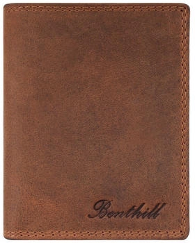 Benthill Mens Wallet RFID 13 x 9,5 x 1,5 cm brown/tan