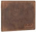 Benthill Mens Wallet 12 x 10 x 1,5 cm brown/tan