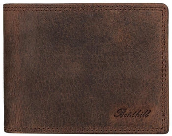 Benthill Mens Wallet 12 x 10 x 1,5 cm dark brown