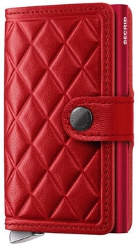 Secrid Miniwallet emboss diamond red