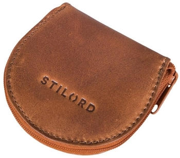 STILORD Benji Coin Wallet cognac glossy