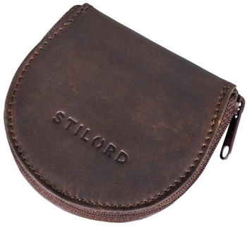 STILORD Benji Coin Wallet cognac dark brown
