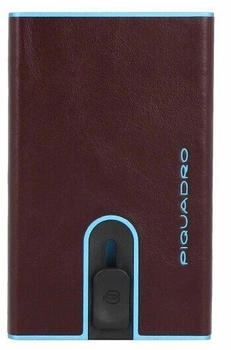 Piquadro Blue Square Credit Card Wallet (PP4825B2BLR) mahogany