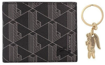 Lacoste Money Pieces Wallet (NH4801LX) monogram noir gris