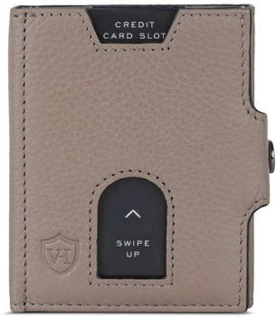 Von Heesen Wallet Slim mit XXL M&uuml;nzfach taupe