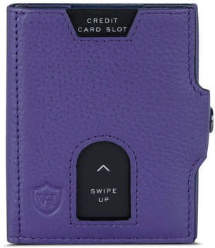Von Heesen Wallet Slim mit XXL M&uuml;nzfach violet