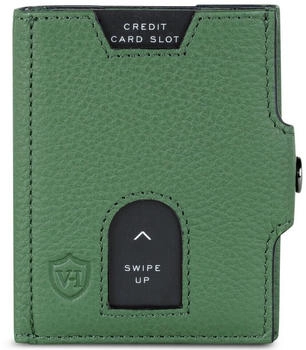 Von Heesen Wallet Slim mit XXL M&uuml;nzfach green