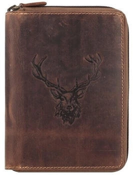 Greenburry Vintage ID Card Holder (328RV-RS) brown
