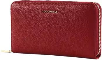 Coccinelle Metallic Soft Wallet 8CC (E2MW5113201) ruby
