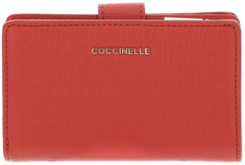 Coccinelle Metallic Soft Wallet (E2MW511E701) grenadine red
