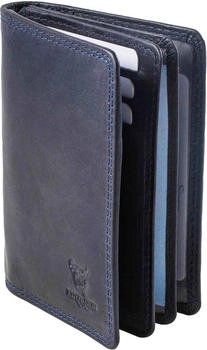 Matador Leder Kartenetui RFID A7 (1010) navy blue