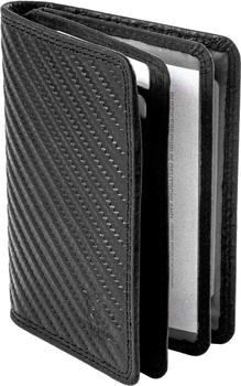 Matador Leder Kartenetui RFID A7 (1010) black carbon