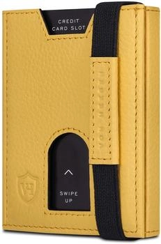 Von Heesen Slim Wallet RFID ohne M&uuml;nzfach/6 Kreditkartenf&auml;cher yellow