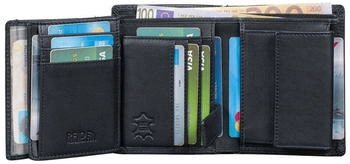 Benthill Mens Wallet 12,5 x 10 x 3 cm black