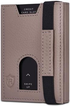 Von Heesen Slim Wallet RFID ohne M&uuml;nzfach/6 Kreditkartenf&auml;cher taupe