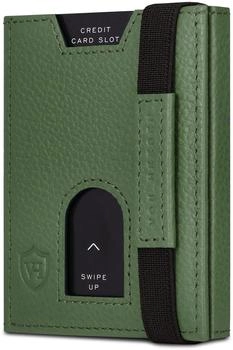 Von Heesen Slim Wallet RFID ohne M&uuml;nzfach/6 Kreditkartenf&auml;cher green