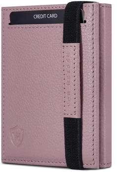 Von Heesen Slim Wallet RFID ohne M&uuml;nzfach/9 Kreditkartenf&auml;cher lavender