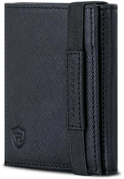 Von Heesen Slim Wallet RFID ohne M&uuml;nzfach/8 Kreditkartenf&auml;cher saffiano black