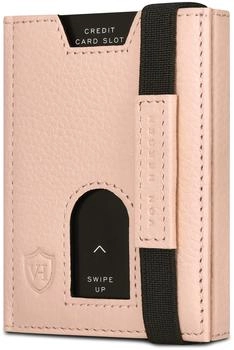 Von Heesen Slim Wallet RFID ohne M&uuml;nzfach/6 Kreditkartenf&auml;cher rose
