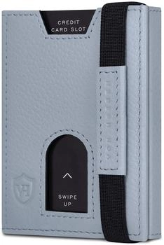Von Heesen Slim Wallet RFID ohne M&uuml;nzfach/6 Kreditkartenf&auml;cher light blue