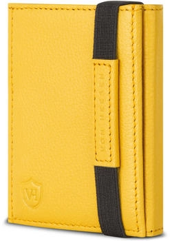 Von Heesen Slim Wallet RFID ohne M&uuml;nzfach/8 Kreditkartenf&auml;cher yellow