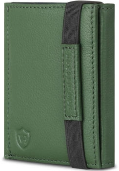 Von Heesen Slim Wallet RFID ohne M&uuml;nzfach/8 Kreditkartenf&auml;cher green