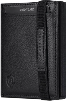 Von Heesen Slim Wallet RFID ohne M&uuml;nzfach/9 Kreditkartenf&auml;cher black
