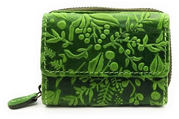 Hill Burry Mini Wallet (5037) floral green